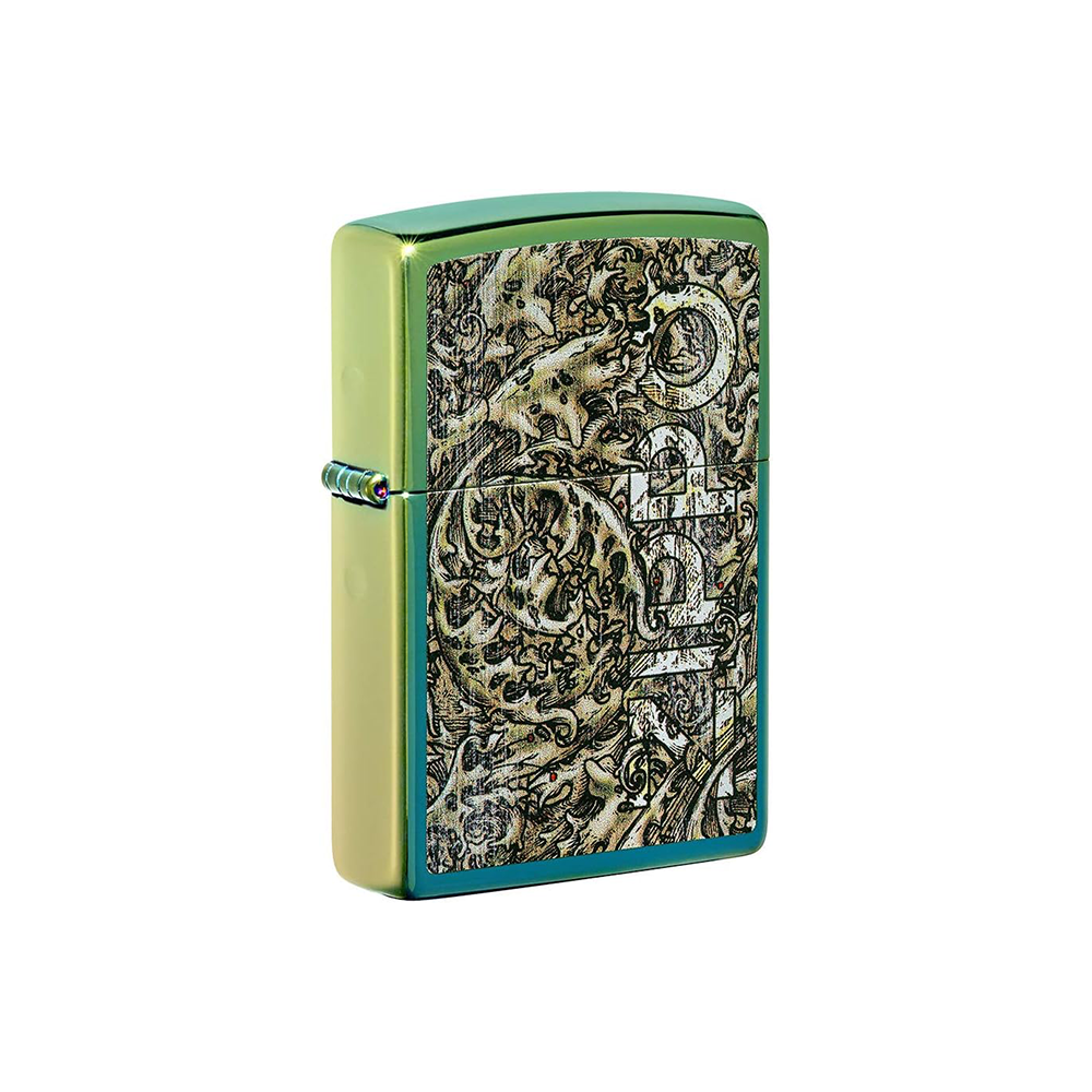 Zippo 49416 Zippo Design High Polish Teal_0