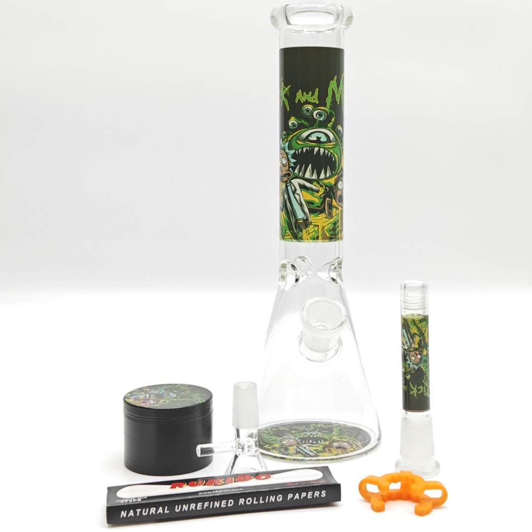 Cartoon Beaker Bong  High Life Smoking Set-Assorted Color_0