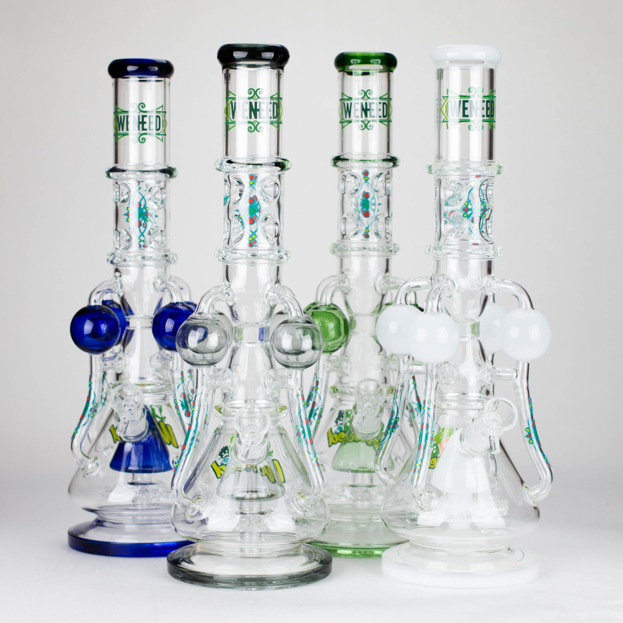 WENEED | 19.5" Orb Cascade Glass Bong_0