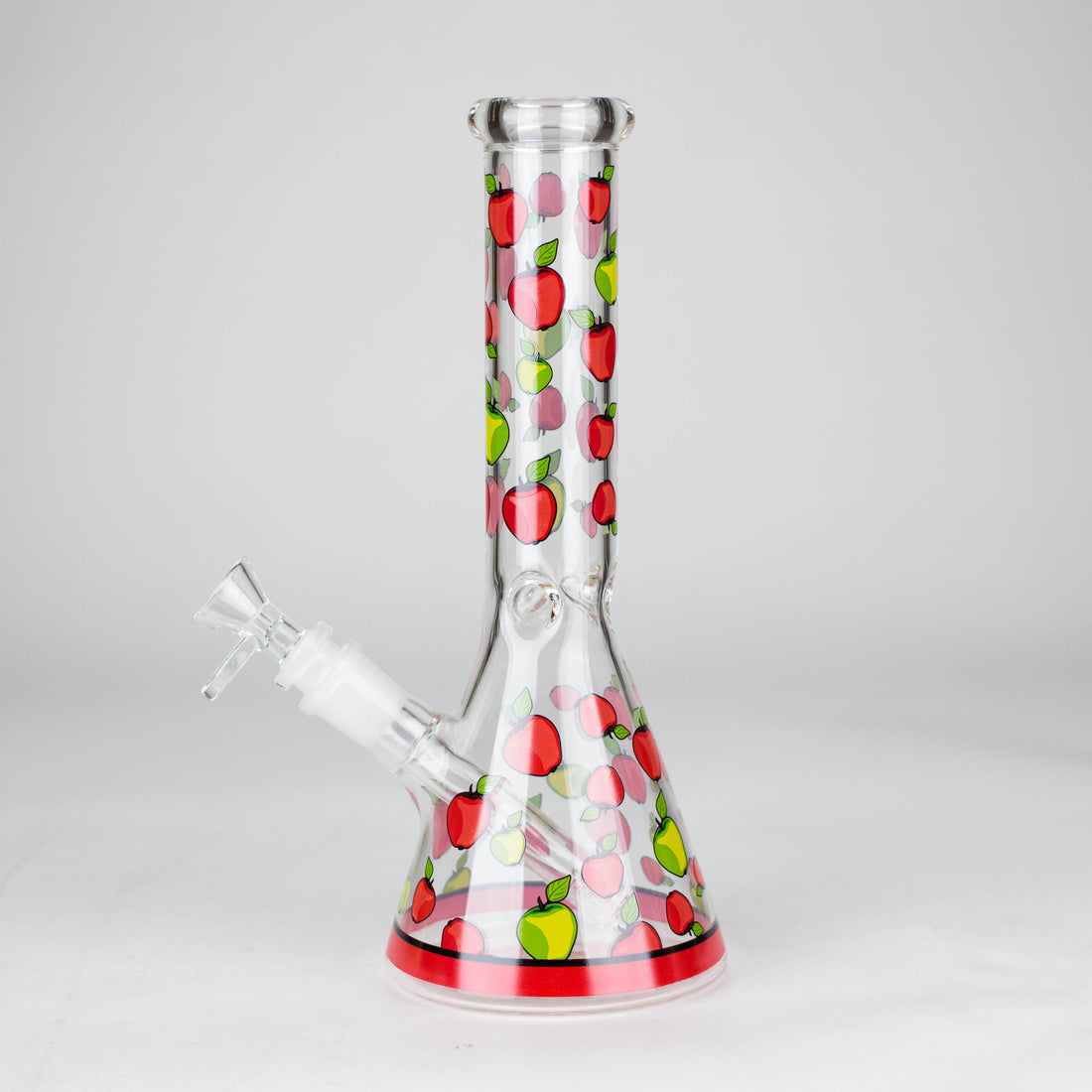 10" Glass Bong With Fruit Design_0