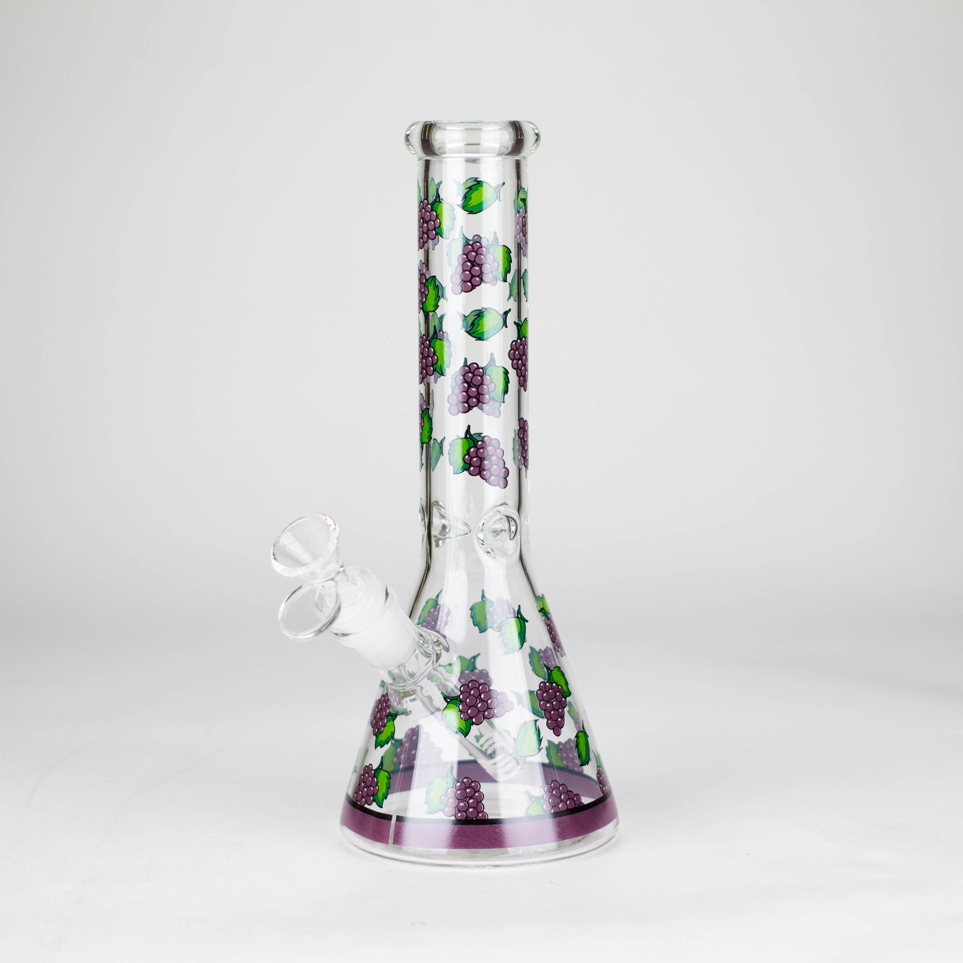 10" Glass Bong With Fruit Design_12