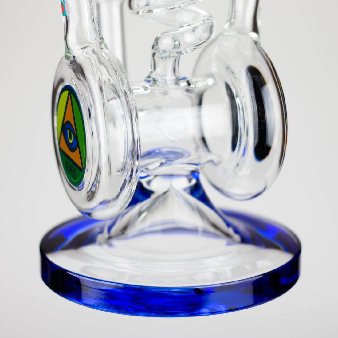 WENEED | 14" Spiral Recycler Glass bong_0