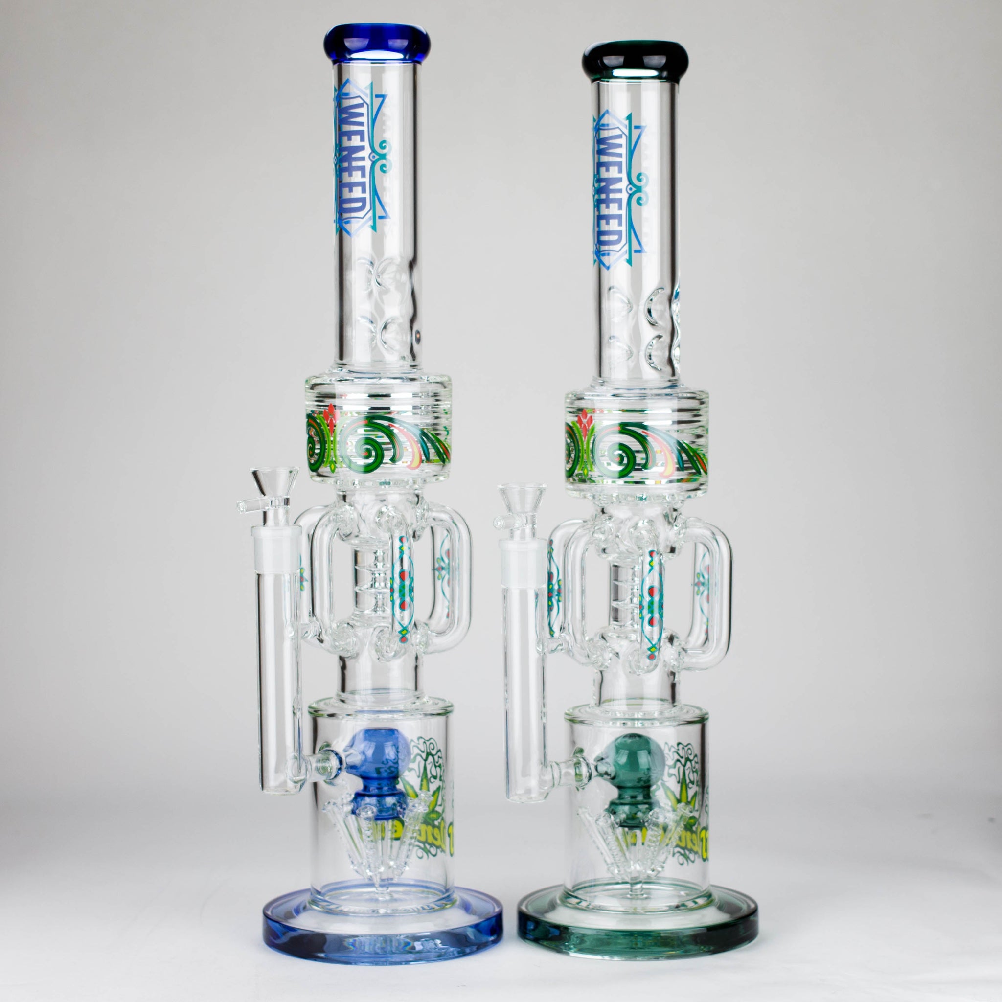 WENEED | 22" Gear Perc Glass bong_0