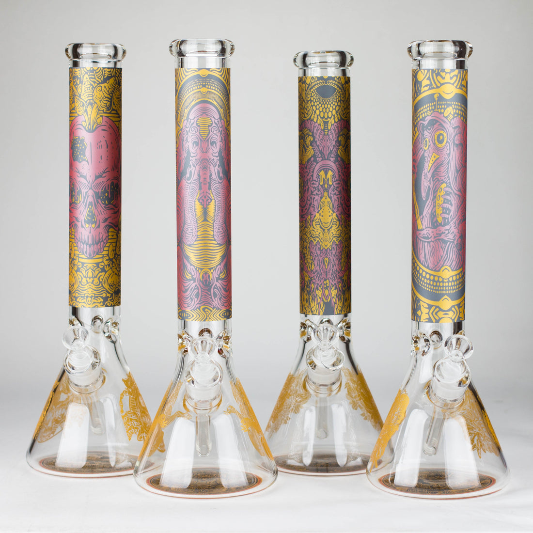 16" 7mm Artistic Design Beaker_0